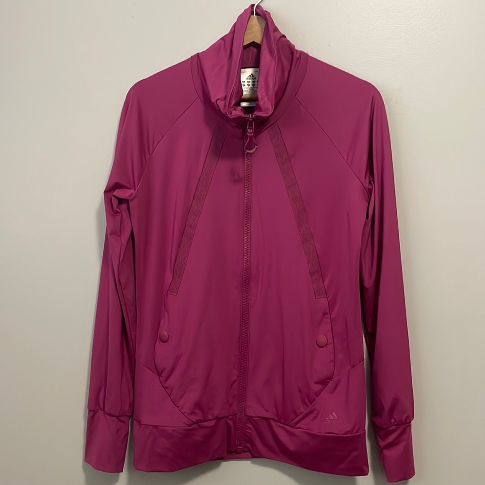 Adidas pink jacket. Size: Small